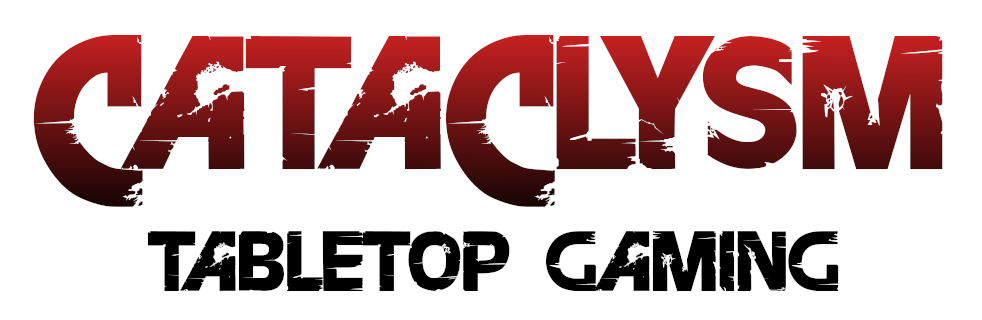 Cataclysm Tabletop Gaming logo - Go to homepage